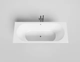 Ванна из искусственного камня Salini Ornella Axis S-Sense 104613M 170x70см белый матовый